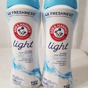 ARM & HAMMER Light In-Wash Scent Booster, Laundry Scent Booster Crisp Clean